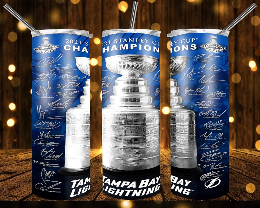 Stanley Cup 2021 Tampa Bay Lightning Personalized Custom Engraved Tumbler  cup 