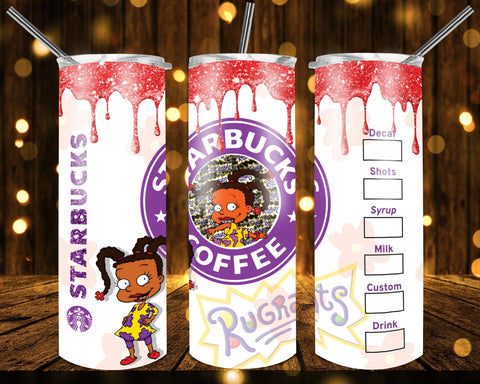 New! Designs Tumblers -Starbucks Cartoons 803