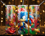 New! Designs 20 Oz Tumblers Super Mario and Sonic 854