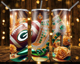 New! Designs 20 Oz Tumbler Football luxurious 1112