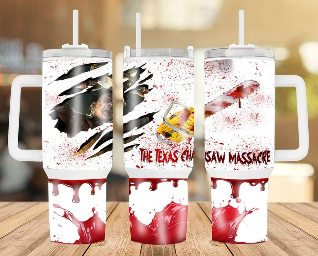 RTS Stainless Steel Ombre 40 oz Tumbler Halloween Castle