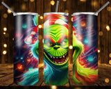 New! Designs 20 Oz Tumblers -Grinch-Neon- 940