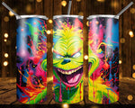 New! Designs 20 Oz Tumblers -Grinch-Neon- 940