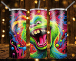 New! Designs 20 Oz Tumblers -Grinch-Neon- 940