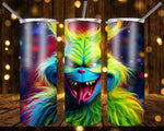 New! Designs 20 Oz Tumblers -Grinch-Neon- 940