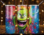 New! Designs 20 Oz Tumblers -Grinch-Neon- 940