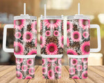 New! Designs 40 Oz Tumblers Flowers 0011