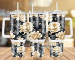 New! Designs 40 Oz Tumblers Flowers 0011