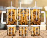 New! Designs 40 Oz Tumblers Flowers 0011