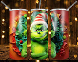 New! Designs 20 Oz Tumblers -Grinch-3D 941