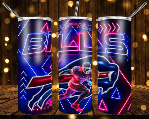 New! Designs 20 Oz Tumblers Football Neon 946