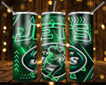 New! Designs 20 Oz Tumblers Football Neon 946