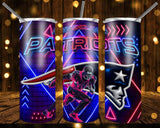 New! Designs 20 Oz Tumblers Football Neon 946