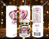 New! Designs 20 Oz Tumbler Baby yoda 972