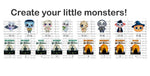 New! Designs Little Monsters Cute 01