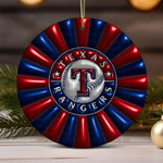 Designs Baseball 3D Christmas ornaments 003