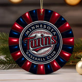 Designs Baseball 3D Christmas ornaments 003