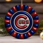 Designs Baseball 3D Christmas ornaments 003