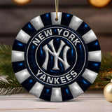 Designs Baseball 3D Christmas ornaments 003