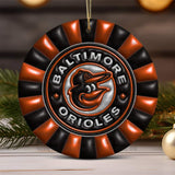 Designs Baseball 3D Christmas ornaments 003