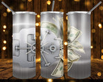 New! Designs 20 Oz Tumblers Money 1016