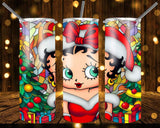 Designs 20 Oz Tumblers Betty- Boop- Christmas- 1025