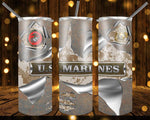 New! Designs 20 Oz Tumblers Military 936