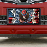 Designs License Plates Military 02-07