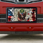 Designs License Plates Military 02-07