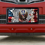 Designs License Plates Military 02-07