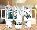 New! Designs 40 Oz Tumbler Football 011