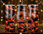 New! Designs 20 Oz Tumblers Football 3D-1069