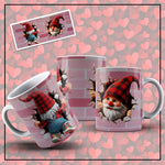 New! Designs 11 Oz valentine's day Gnomes 02