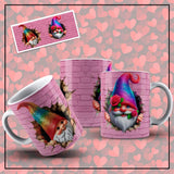 New! Designs 11 Oz valentine's day Gnomes 02