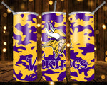 New! Designs 20 Oz Tumbler Football Camouflage 1090