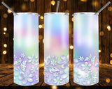 New! Designs 20 Oz Tumbler Flowers in pastel colors 1092