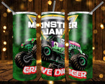 New! Designs 20 Oz Tumbler Monster-Truck-1085