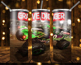 New! Designs 20 Oz Tumbler Monster-Truck-1085