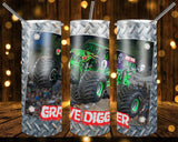 New! Designs 20 Oz Tumbler Monster-Truck-1085