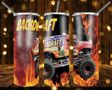 New! Designs 20 Oz Tumbler Monster-Truck-1085