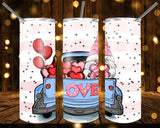 New! Designs 20 Oz Tumbler Valentine's Day 1096