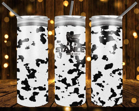 New! Designs 20 Oz Tumbler Cow Hide Stanley- 1093