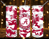 New! Designs 20 Oz Tumbler College Camouflage -1095