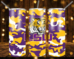 New! Designs 20 Oz Tumbler College Camouflage -1095