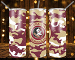 New! Designs 20 Oz Tumbler College Camouflage -1095