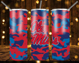 New! Designs 20 Oz Tumbler College Camouflage -1095