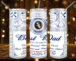 New! Designs 20 Oz Tumblers Baseball-Best-Dad-Beer 979