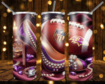 New! Designs 20 Oz Tumbler Football luxurious 1112