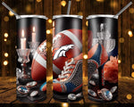 New! Designs 20 Oz Tumbler Football luxurious 1112