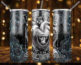 New! Designs 20 Oz Tumbler Football I Bleed 02- 1113